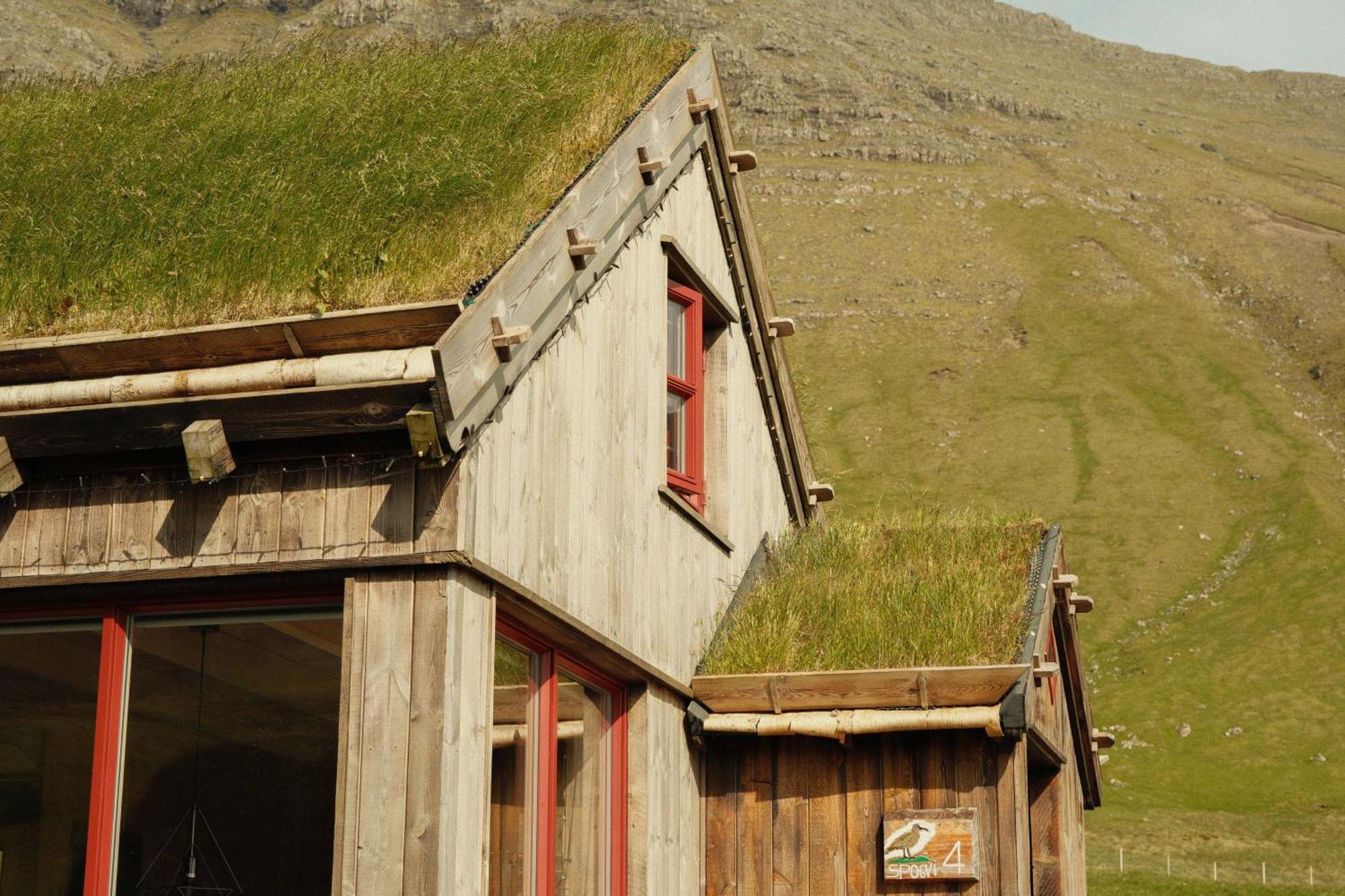 Mulafossur Cottages By Famous Waterfall In Gasadalur Luaran gambar